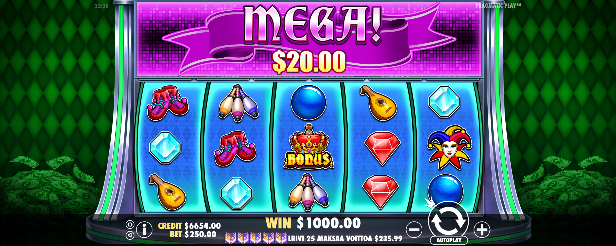 Joker's Jewels Cash - screenshot with slot description 3